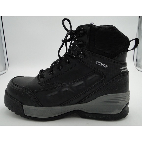 Craftsman 20311 Waterproof Steel Toe Burnley Black Work Boots‎ - Men\'s 7.5M main image 8